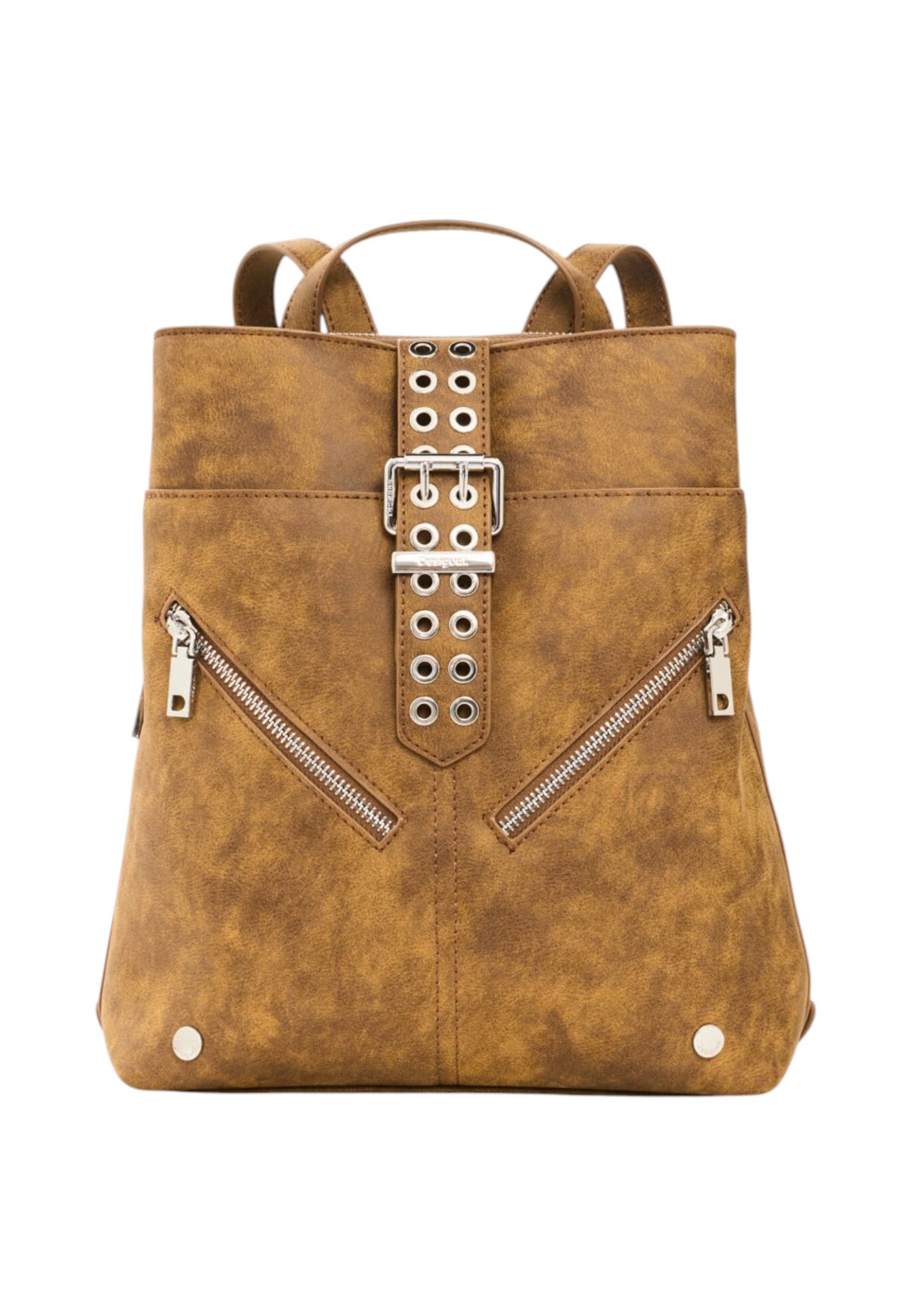 Zaino  Donna Desigual Piccolo, Effetto scamosciato, Con tracolla, Con fibbia Valentine Camel Sumy Mini Straight 26WAKP19
