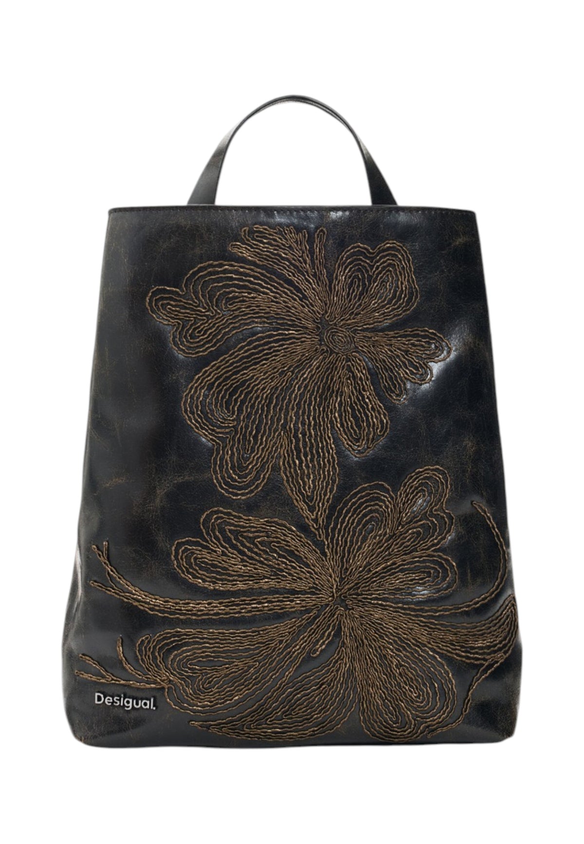 Zaino  Donna Desigual Piccolo, Ricami floreali, Poliestere riciclato Mistral Sumy Mini Straight 26WAKP18