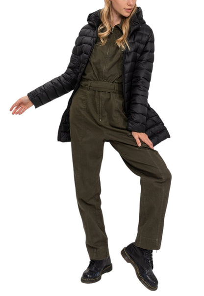 Piumino Lungo Donna Canadian Con Cappuccio Teslin Recycled CN.G220204WRE