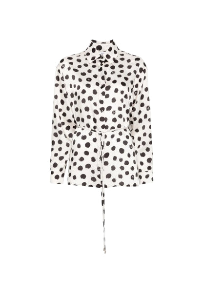 Camicia Manica lunga Donna Liu Jo A Pois Con Laccetto  UF5246T045A