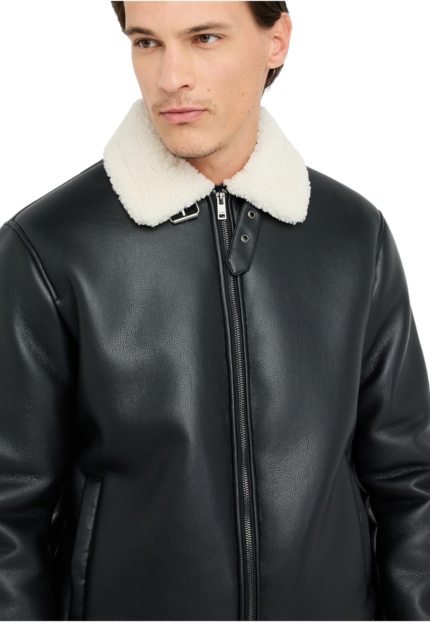 Giacca In Pelle Sintetica Uomo Liu Jo   QF5128E1091