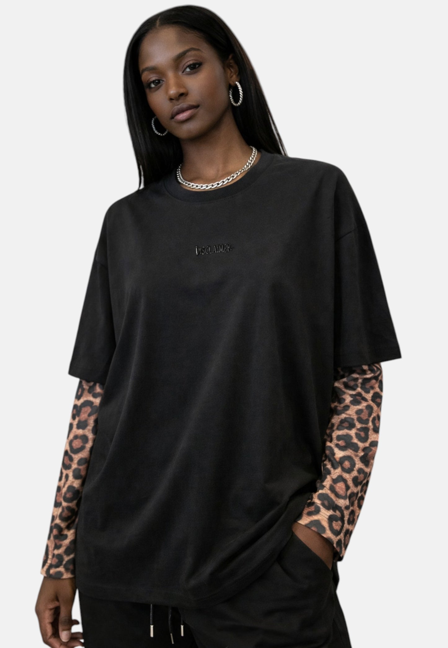 T-Shirt Manica lunga Donna Disclaimer   26EDS55632