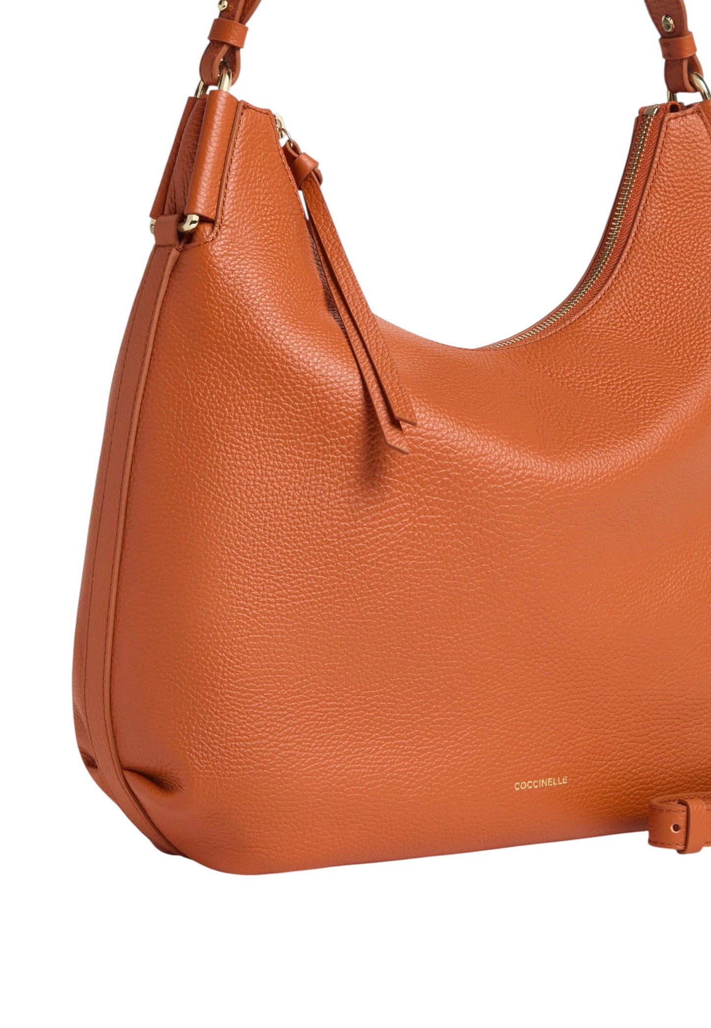 Borsa A Spalla Donna Coccinelle In Pelle Martellata Coccinelle Rebekka Medium E1T95130101