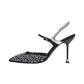 Sling Back  Donna Liu Jo Microfibra Strass Demi 13 SA6009TX527
