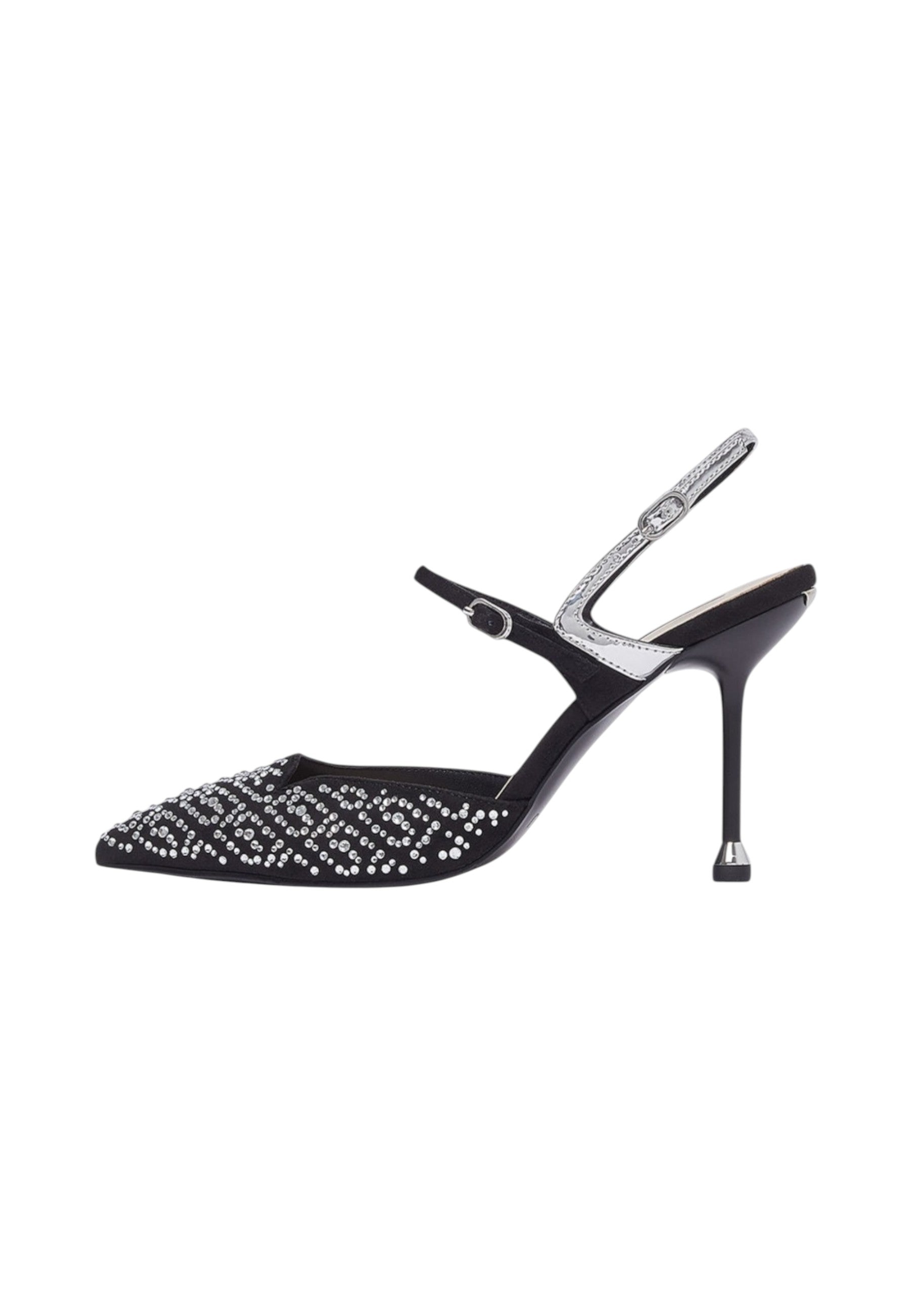 Sling Back  Donna Liu Jo Microfibra Strass Demi 13 SA6009TX527
