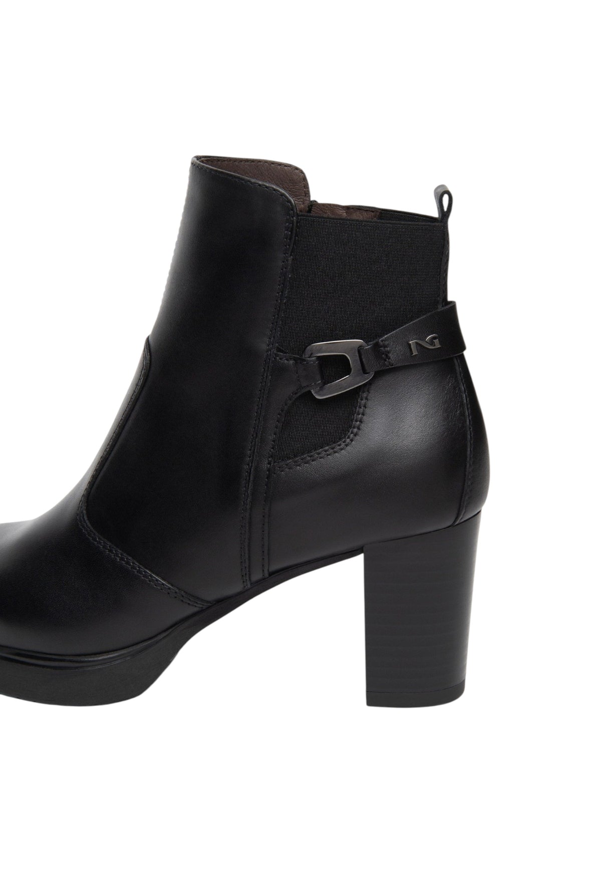 Stivaletti  Donna Nero Giardini  Guanto Elastico Pu.Lesina L16720 Ner I617260D