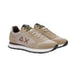 Sneakers Basse Uomo Sun68 Stile Running, Logo Ricamato, Nylon E Suede Tom Solid Z46101