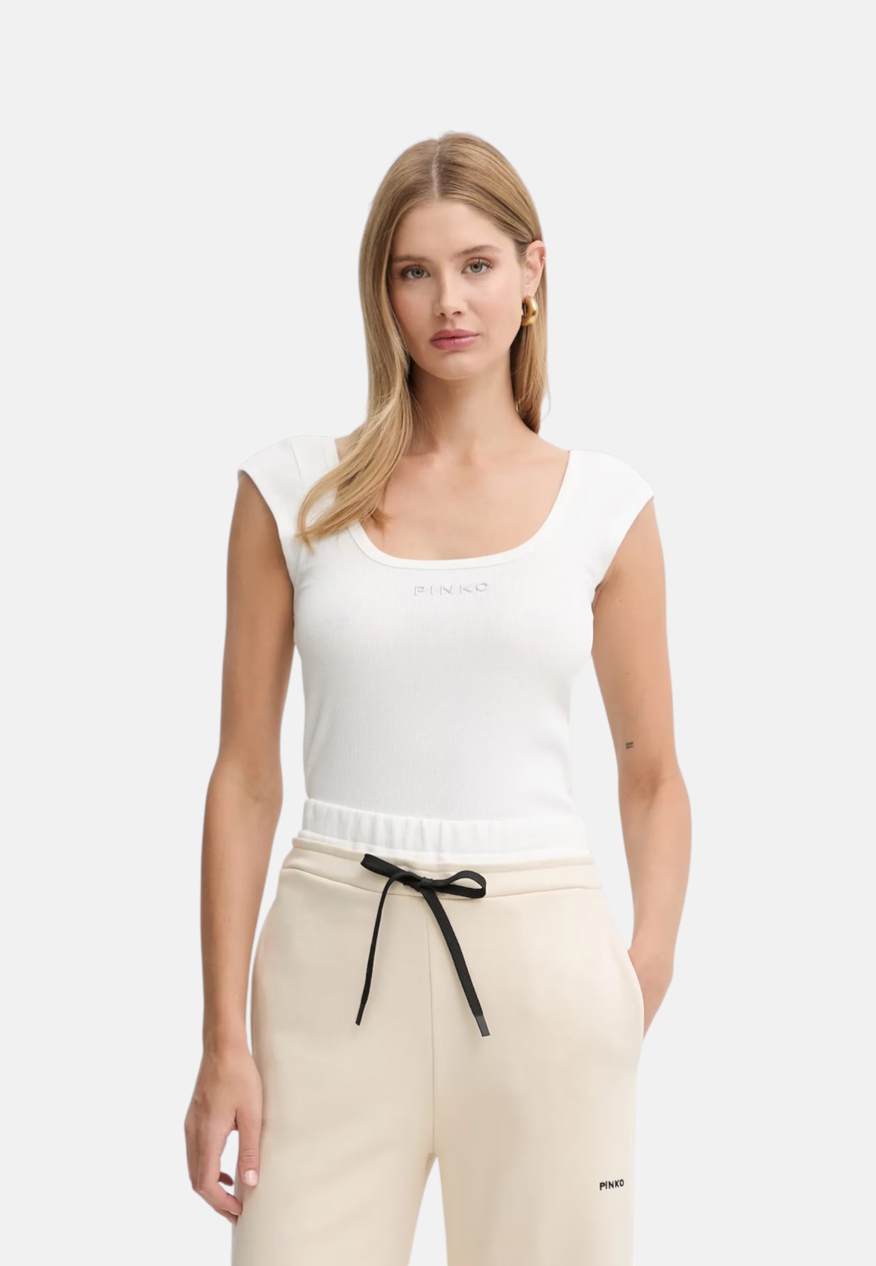 Top  Donna Pinko Costina Logo Tenace 105511A338