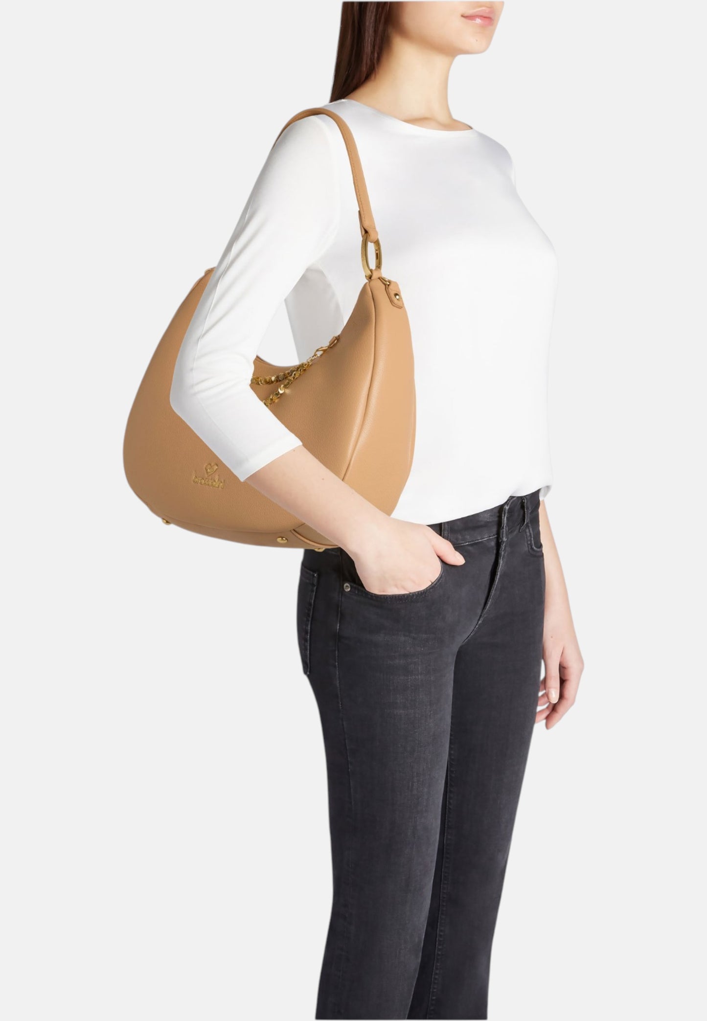 Borsa A Spalla Donna Braccialini Hobo Amy B18813YY