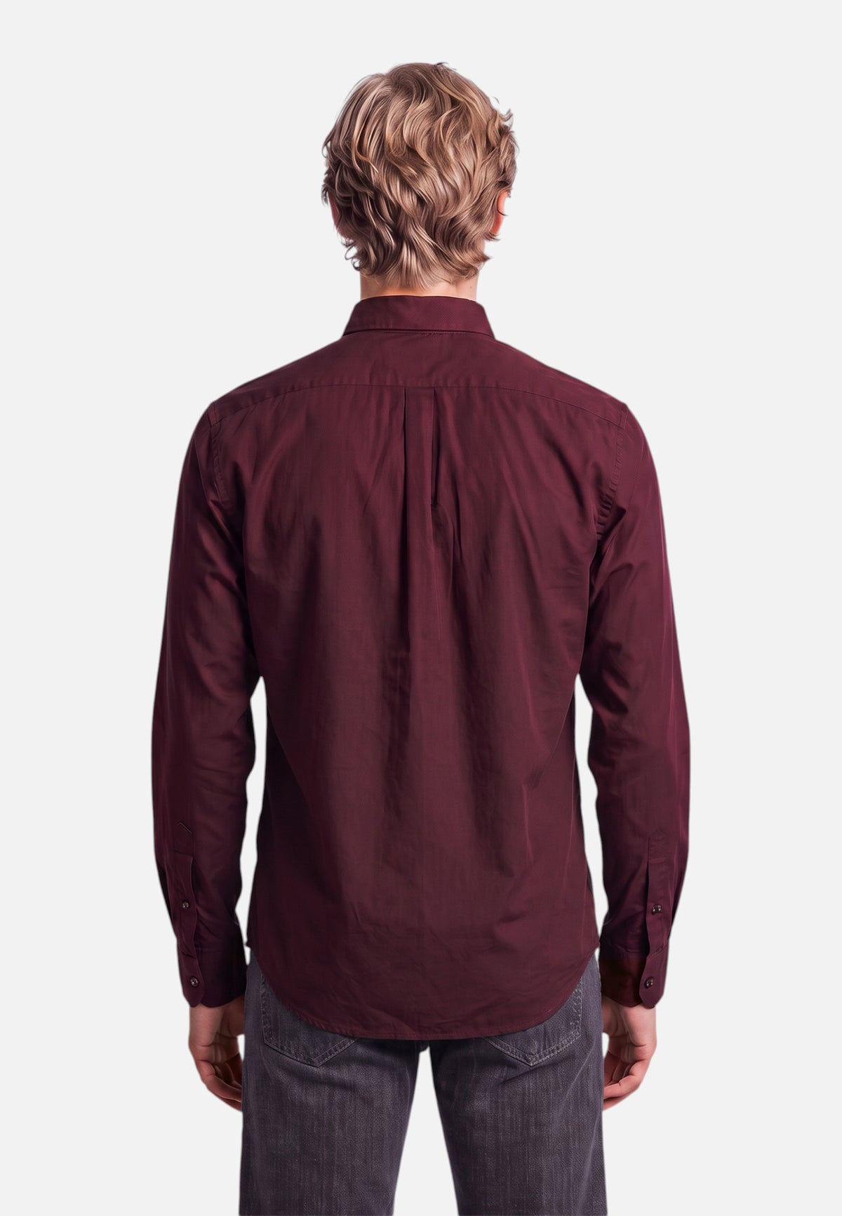 Camicia Manica lunga Uomo Harmont & Blaine Puro cotone popeline, Tessuto tinto in capo, Chiusura frontale con bottoni, Colletto classico, Logo Harmont & Blaine  CRR043013967M