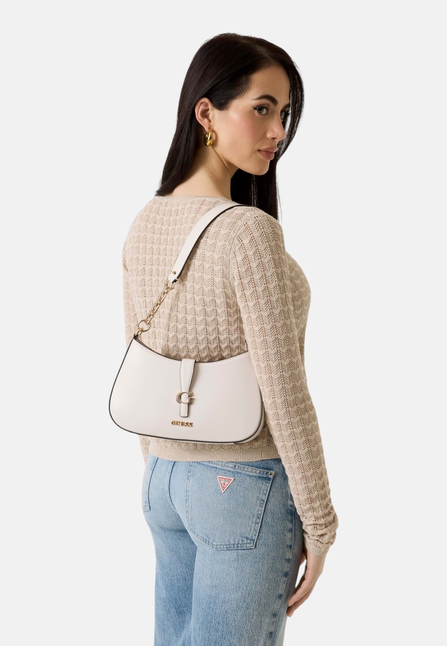Borsa A Tracolla Donna Guess Top Zip Shoulder Bag Carrie HWVG9896180