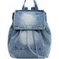 Zaino  Donna Desigual Con Patta Half Logo Denim Luena Mini 26SAKD07