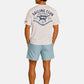 T-Shirt Manica Corta Uomo Mc2 Saint Barth Stampa/Ricamo Fronte E Retro Sb Sailing Regatta Portland PRL0002