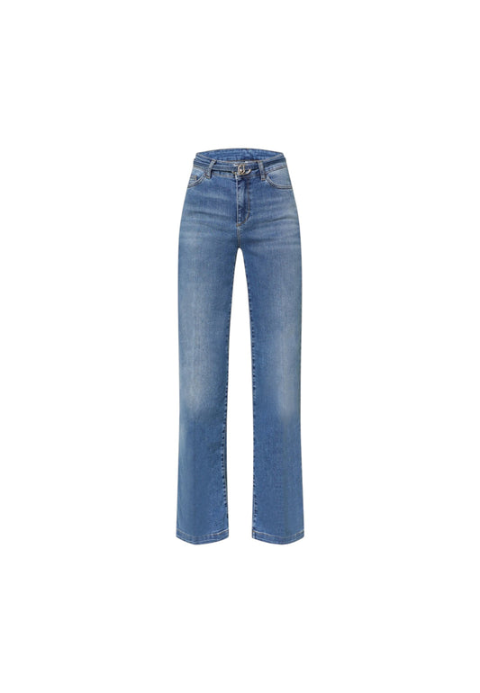 Jeans Flare Fit Donna Liu Jo Bottom Up Vita Alta Good UF5100D0264