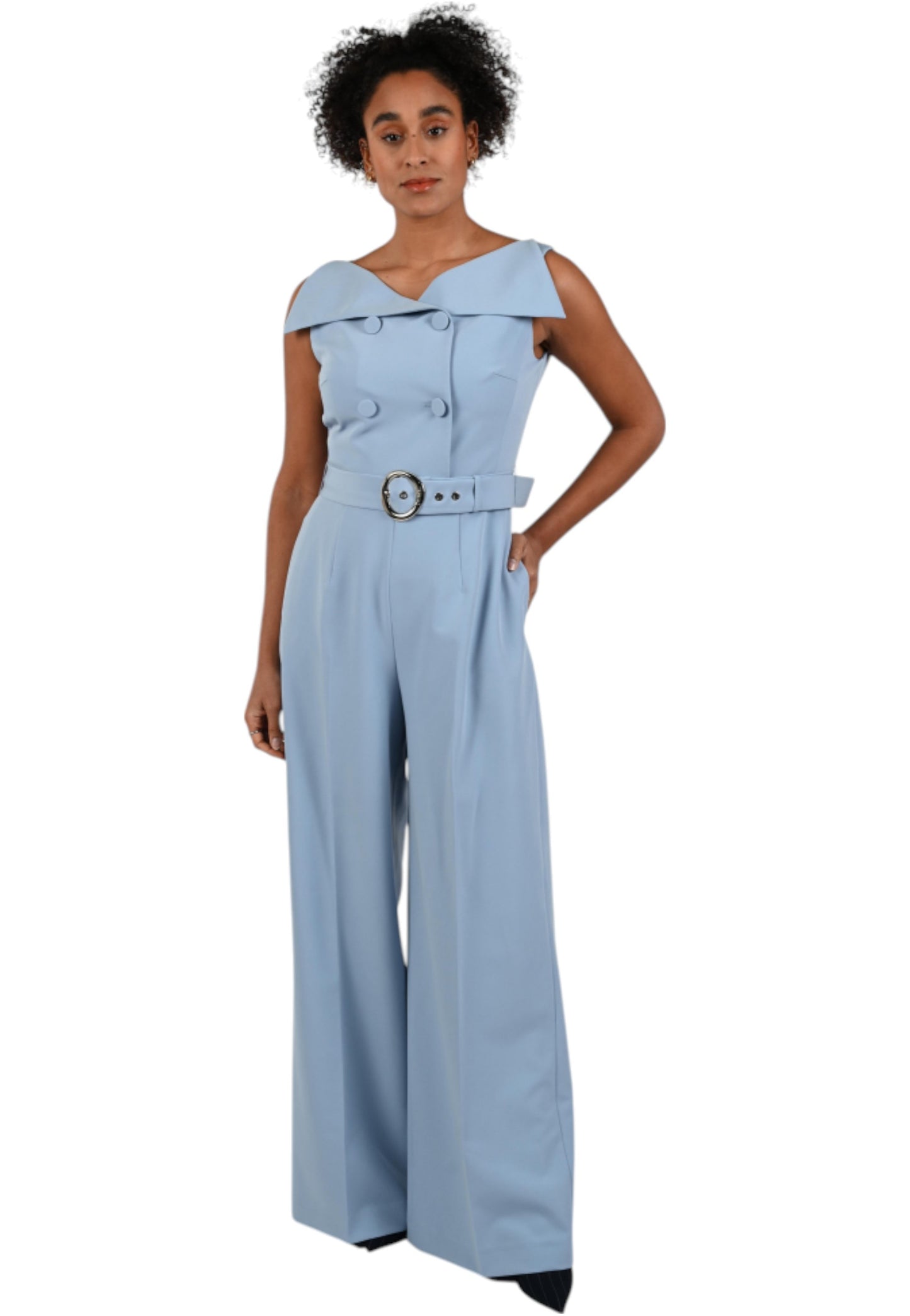Tuta Jumpsuit Senza Maniche Donna Liu Jo Elegante Con Cintura