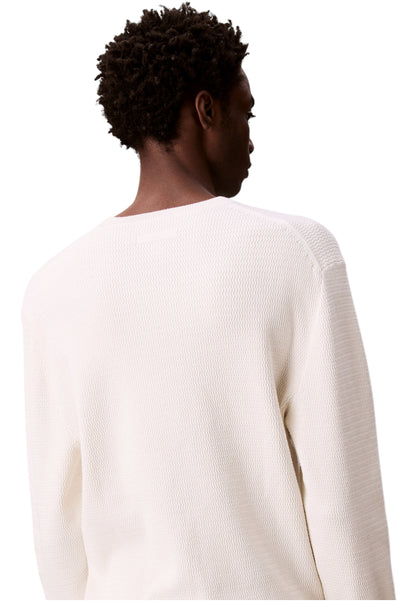 Maglione A Girocollo Uomo Calvin klein  Texture Cotton LV04LB327G