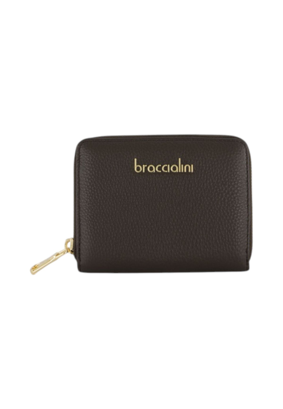 Portafoglio Con Zip Donna Braccialini Piccolo, Chiusura con zip, Logo Braccialini in metallo, Dimensioni: 12.5 x 2.5 x 10 Cm Basic B18701BA
