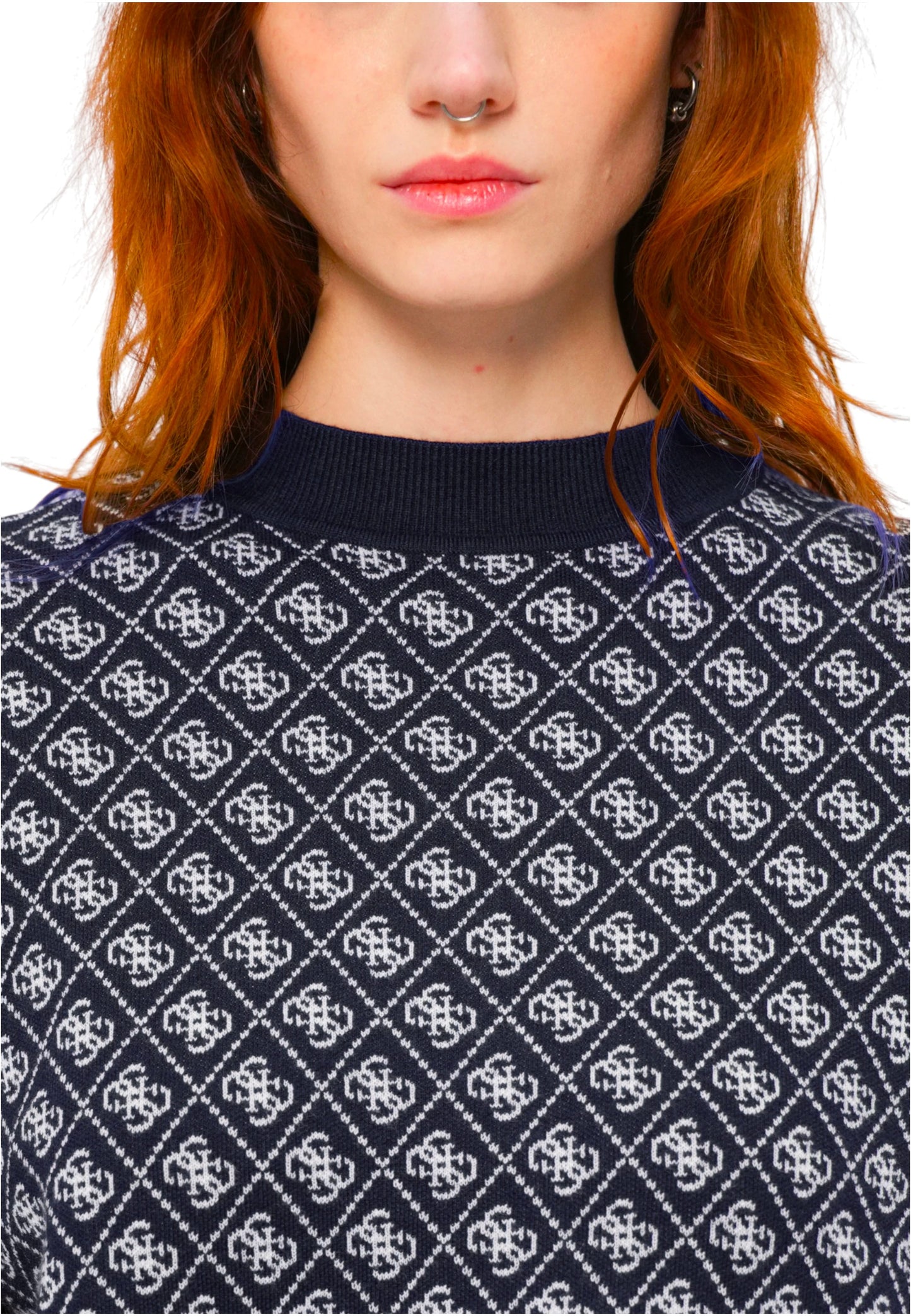 Maglione Collo Alto Donna Guess  Aubrey 4G W5BR23Z3JD2