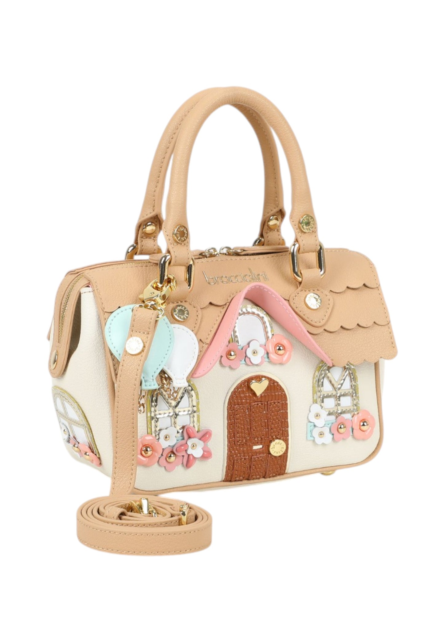 Borsa A Mano Donna Braccialini Casetta In Pelle Temini B19041PP