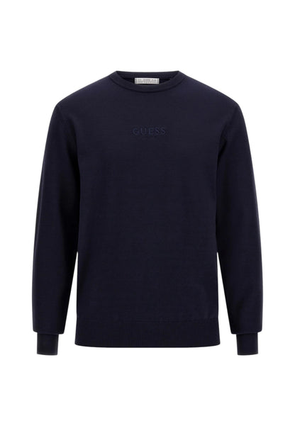 Maglione A Girocollo Uomo Guess  Hervey Logo Tonal M5YR08Z3FC2