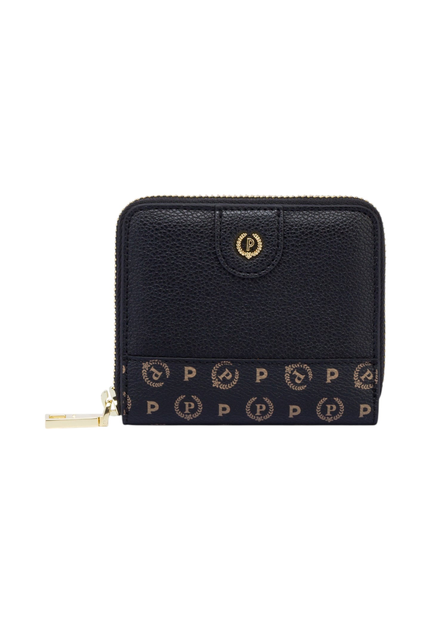 Portafoglio Con Zip Donna Pollini Piccolo Mini Grained SC5506PP0NSA1