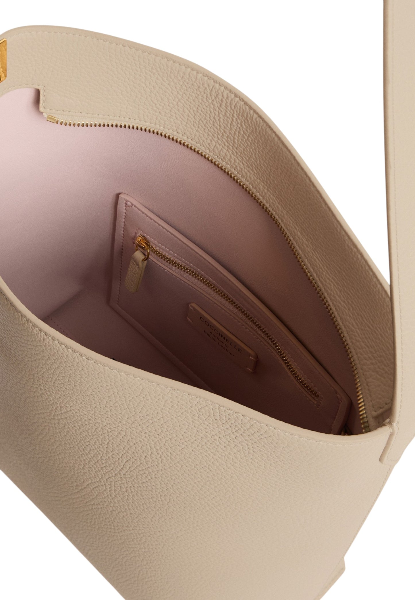 Borsa A Spalla Donna Coccinelle In Pelle Martellata Coccinelle C-Me Lock E1U4K130201