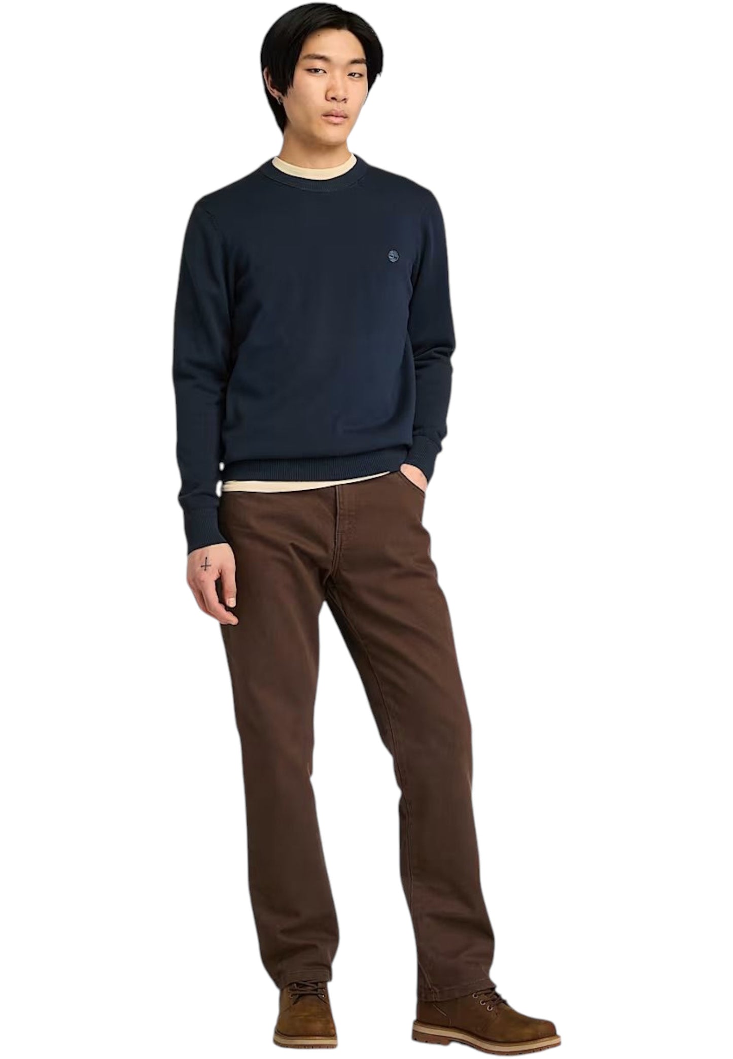 Maglione A Girocollo Uomo Timberland  Williams River Cotton Yd TB0A2BMM