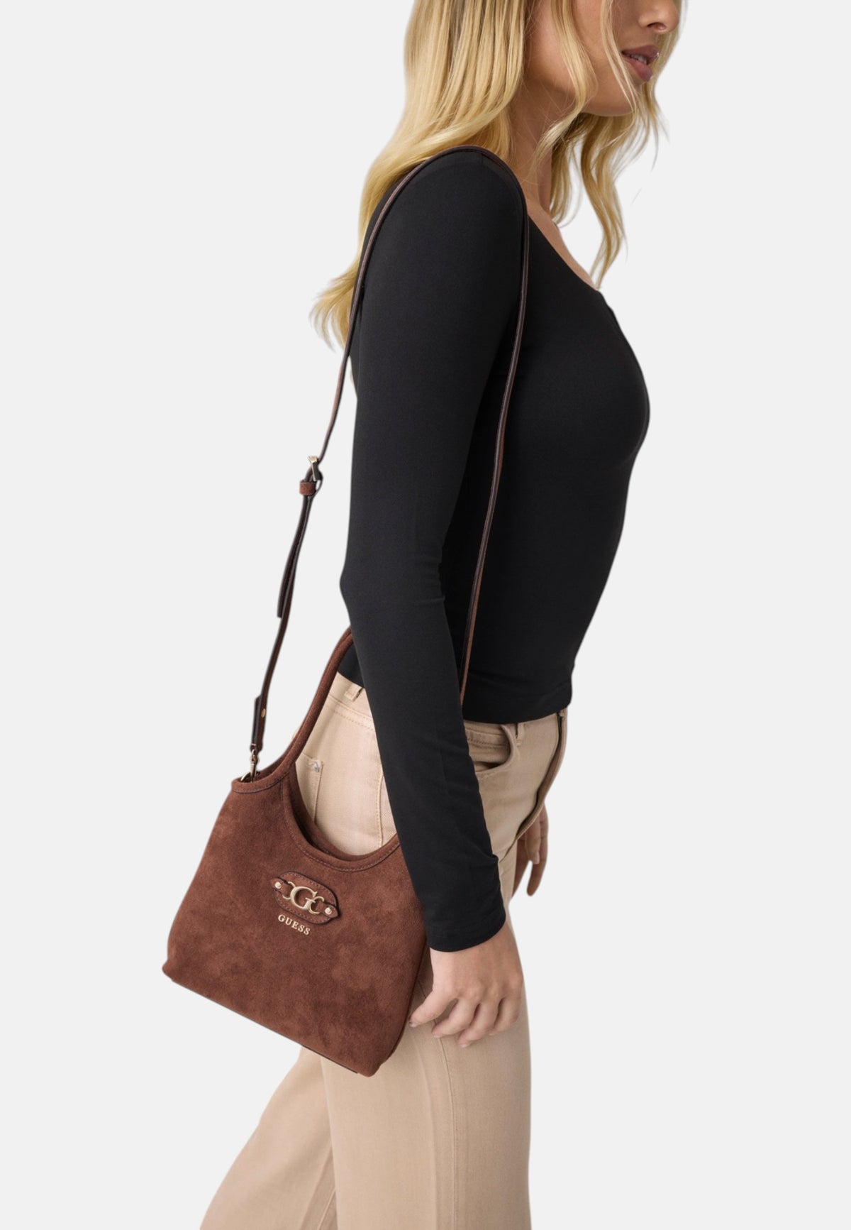 Borsa A Spalla Donna Guess Mini Tote Samantha HWSG2313750