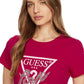 T-Shirt Manica Corta Donna Guess  Triangle Love