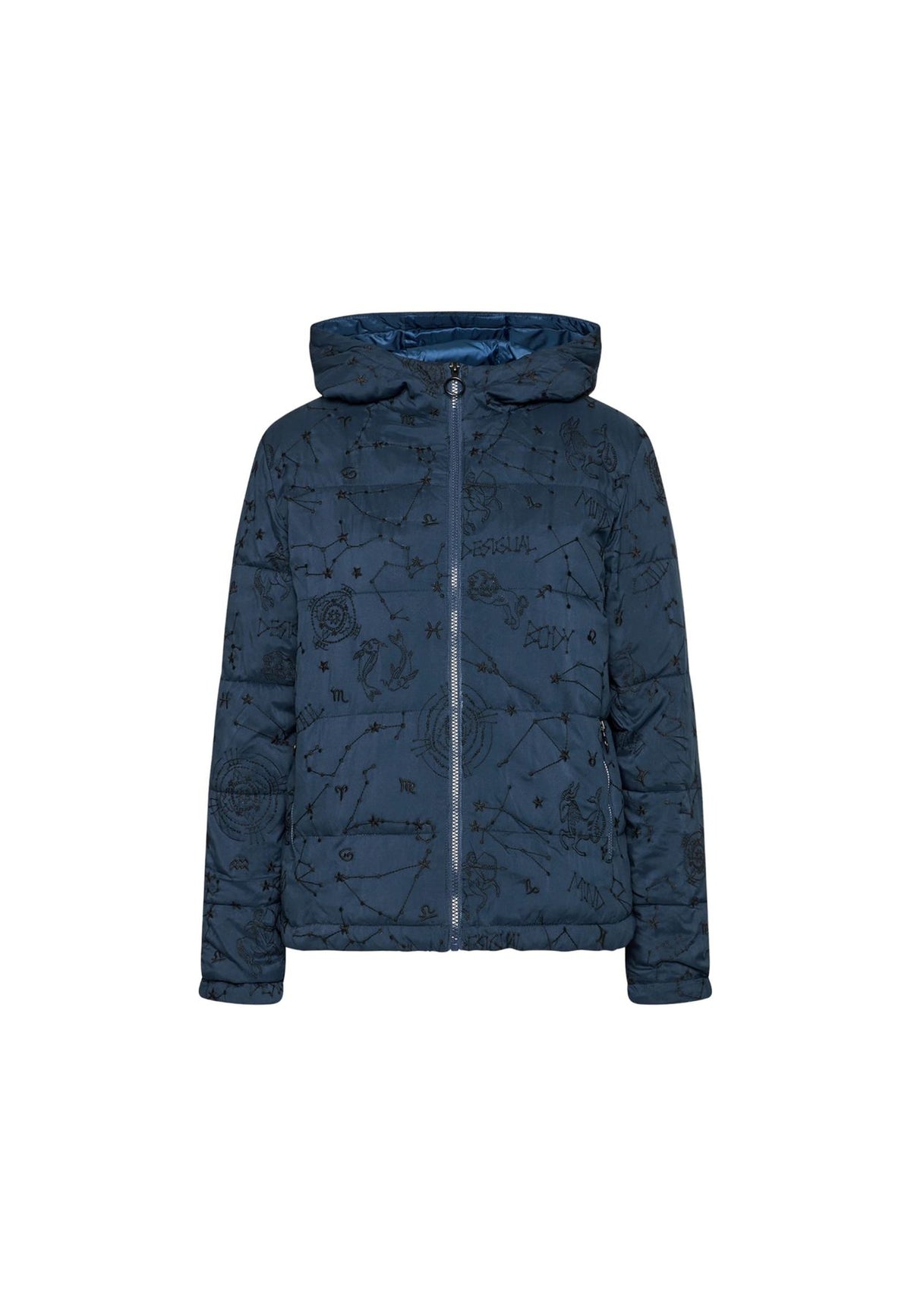 Piumino Corto Donna Desigual Con Cappuccio  21WWEWA1