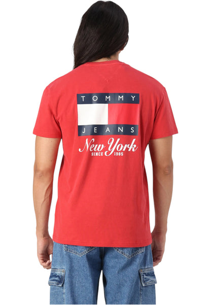 T-Shirt Manica Corta Uomo Tommy Jeans  Tjm Reg Heritage Flag