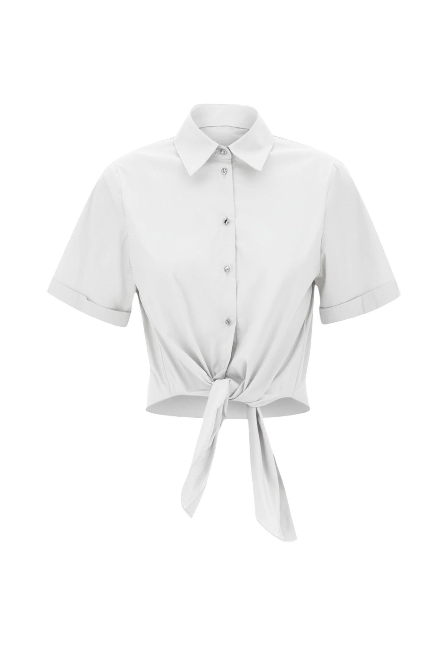 Camicia Manica Corta Donna Liu Jo Con Nodo  CA6281T297A