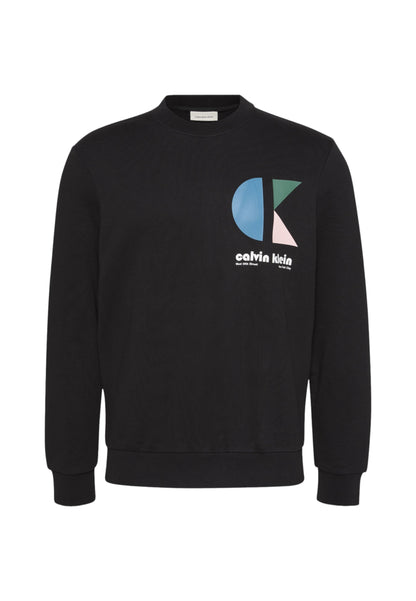 Felpa A Girocollo Uomo Calvin klein Jeans  Terry Ck Ba LV04RC285G