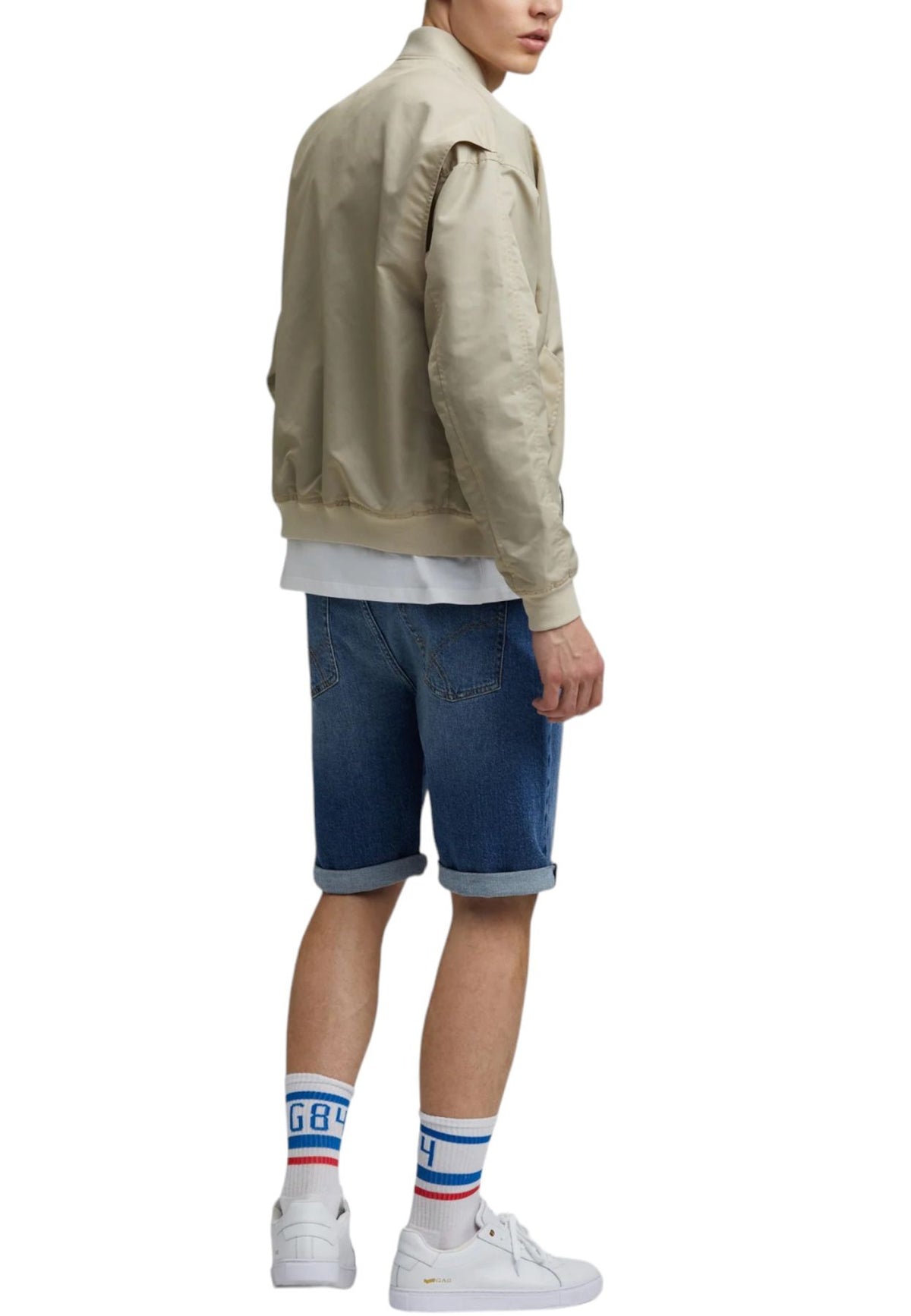 Pantaloncini Bermuda Uomo Gas Denim Heritage Look 11,75 Oz Torn Short 378048031460