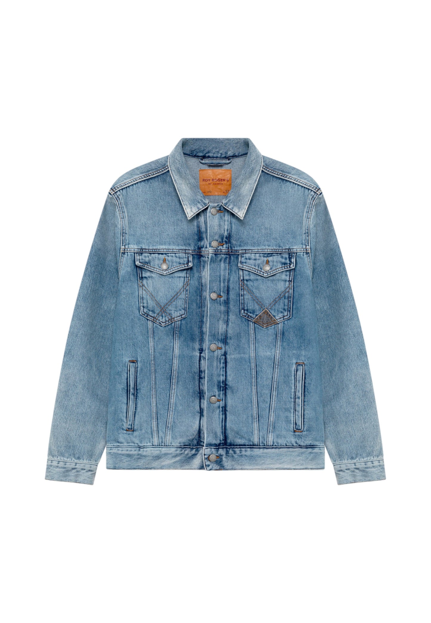 Giacca Leggera Uomo Roy Roger's In Denim Regular trucker RE-SEARCH Bodega RSC008D7403183