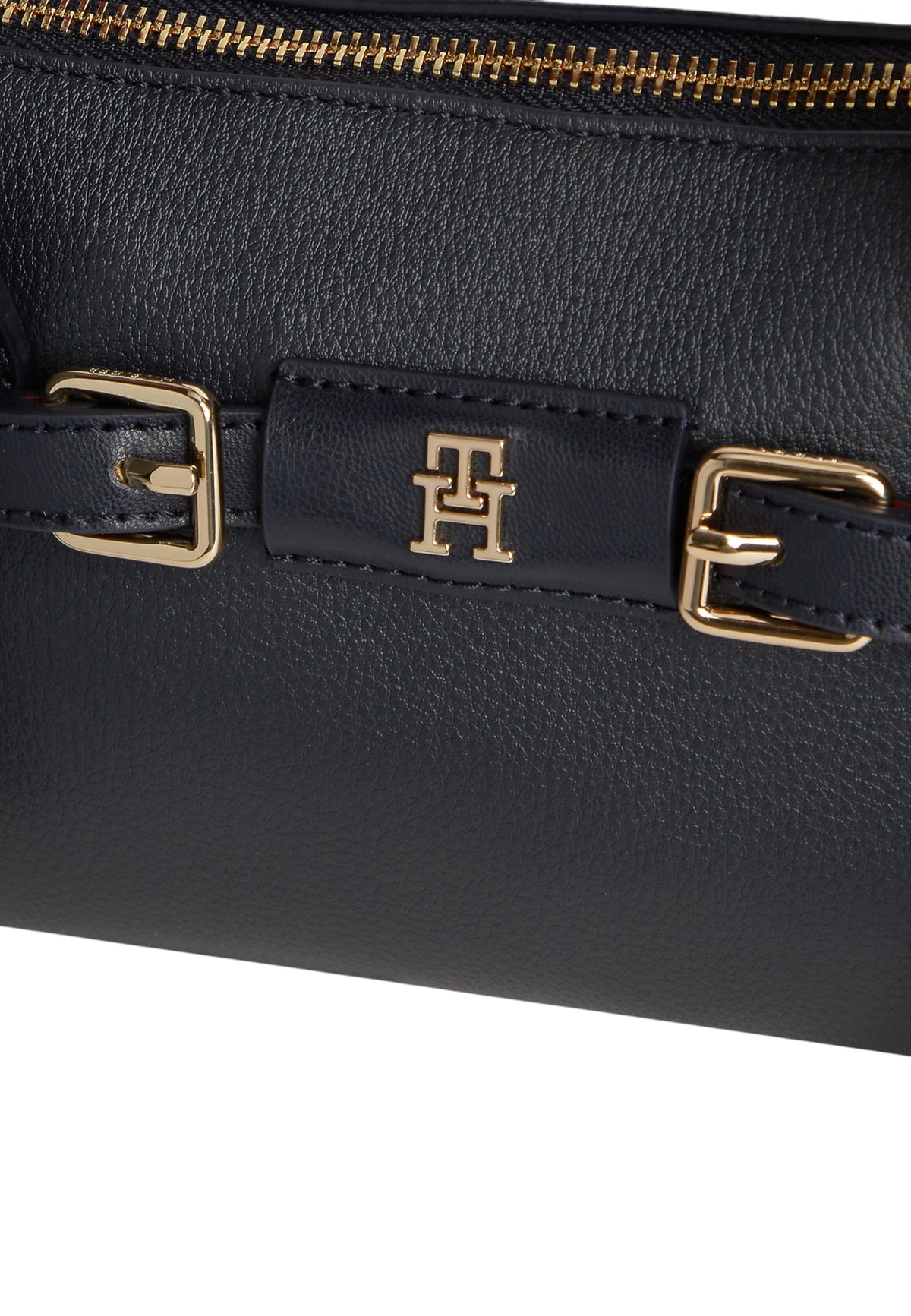 Borsa A Spalla Donna Tommy Hilfiger Mini Tote Th Buckle AW0AW19034