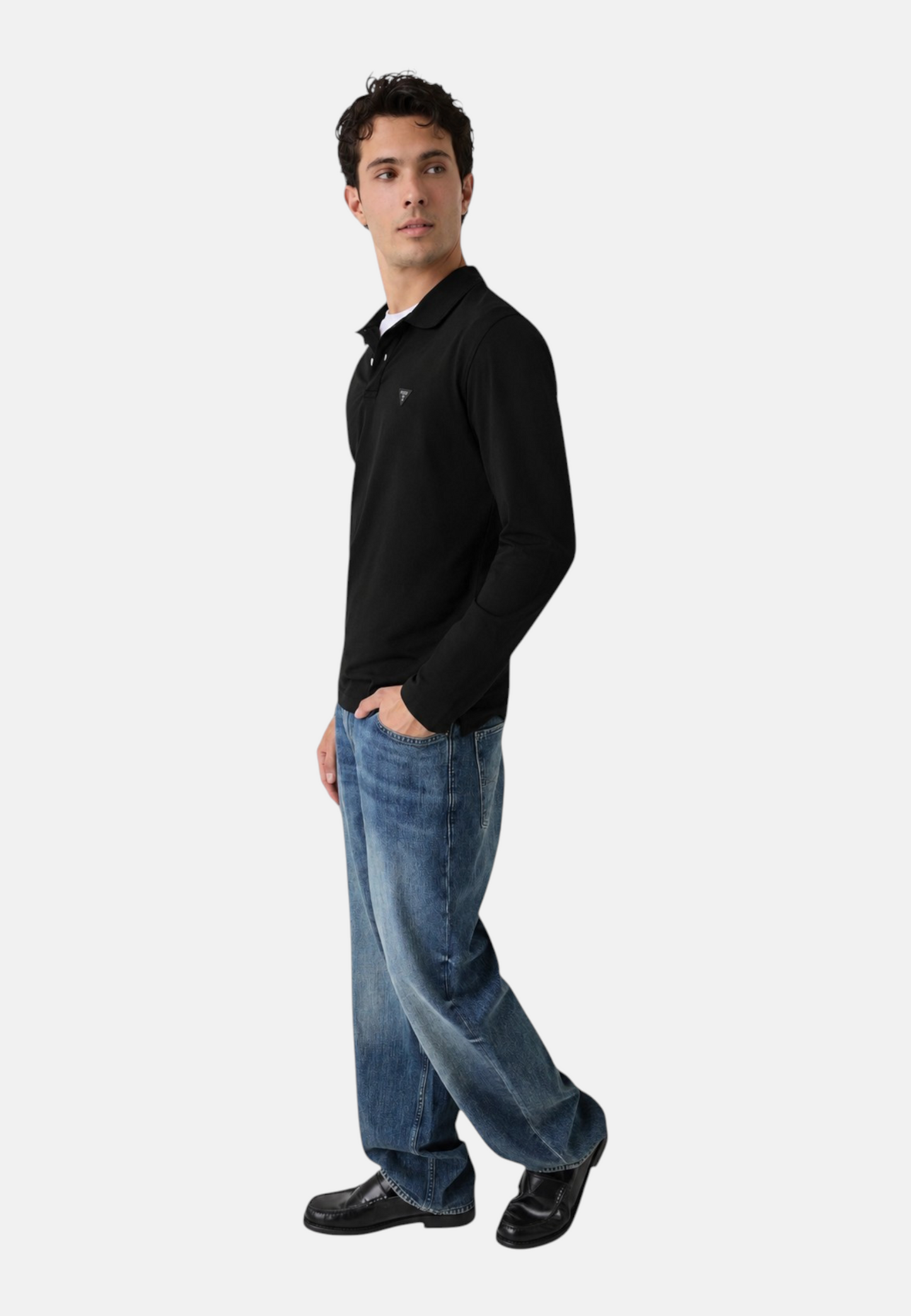 Polo Manica lunga Uomo Guess Jersey Basic M6YP36K4395