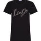 T-Shirt Manica Corta Donna Liu Jo  Faded Liujo Silver UF5266JS904