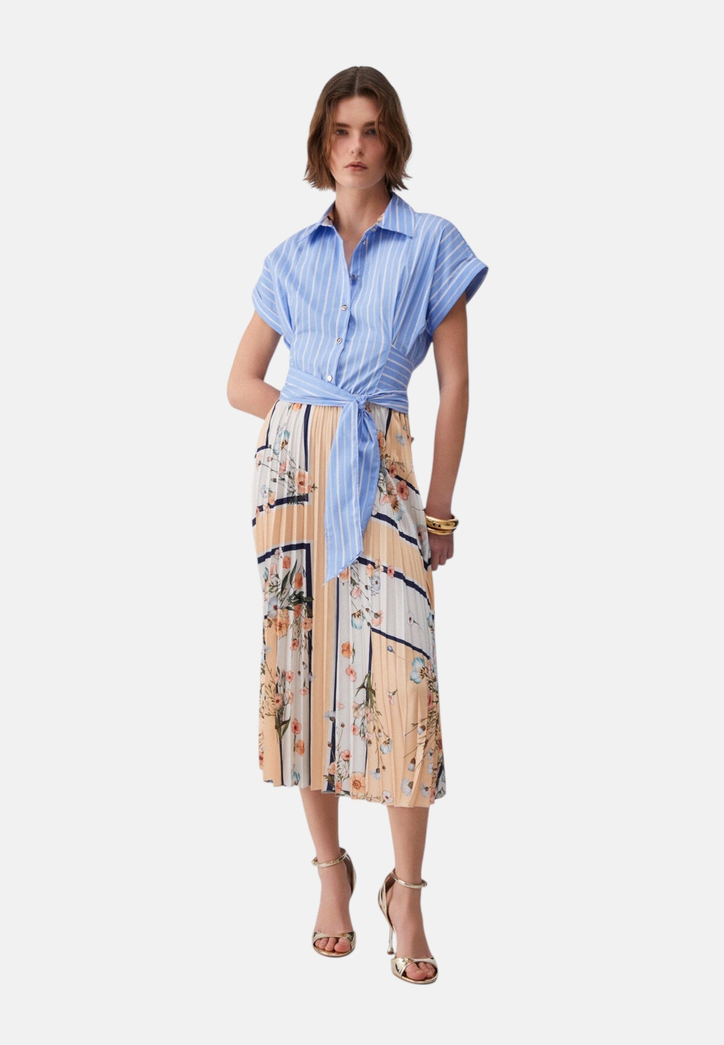 Vestito Midi Donna Liu Jo Plissettato  WA6344T2555