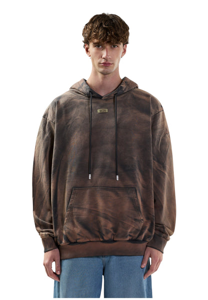 Felpa Con Cappuccio Uomo Gcds Patch Logo Solarized  B2CM1911JE7