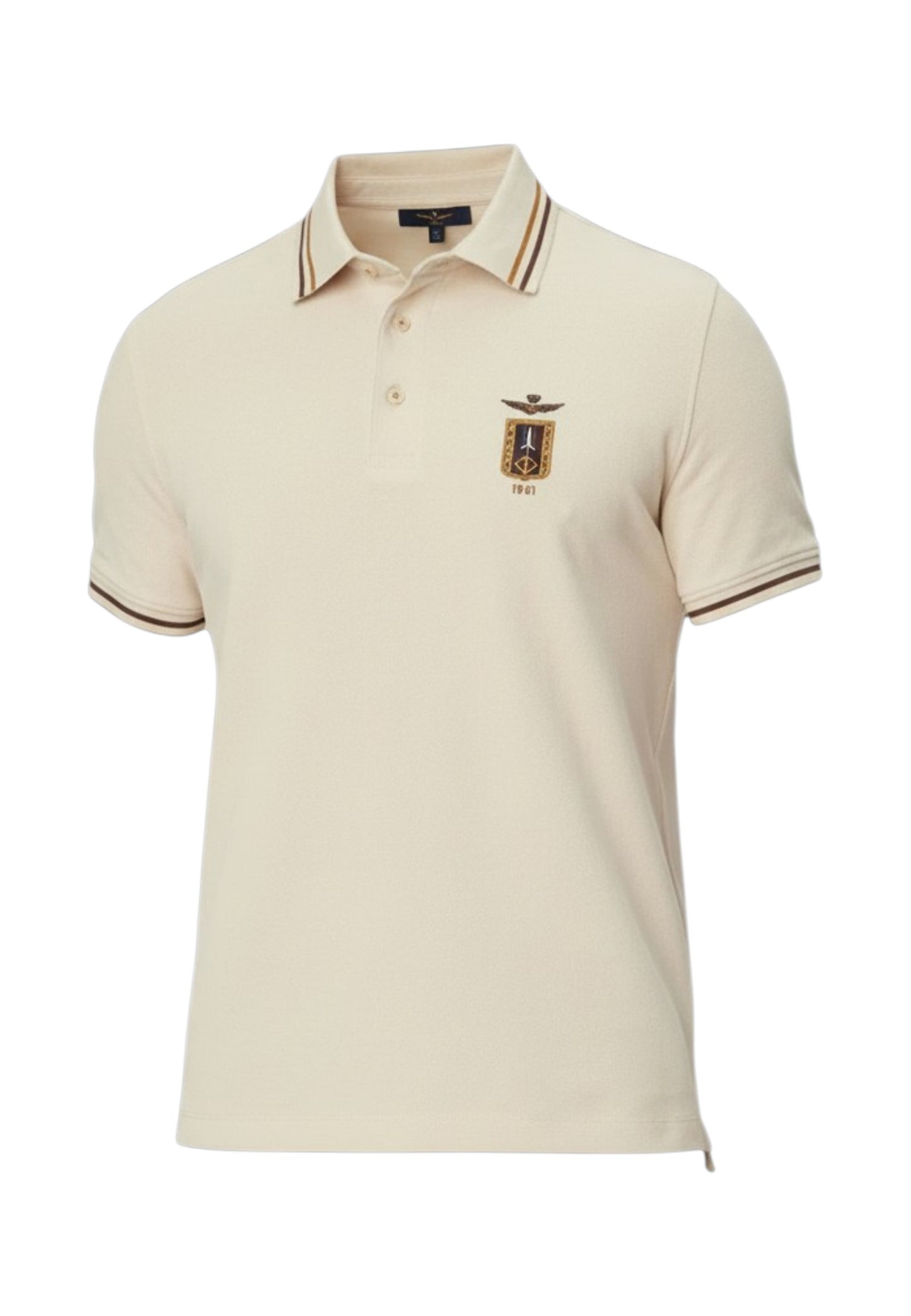 Polo Manica Corta Uomo Aeronautica Militare Slim Fit Frecce Tricolori 261PO1914UP00403