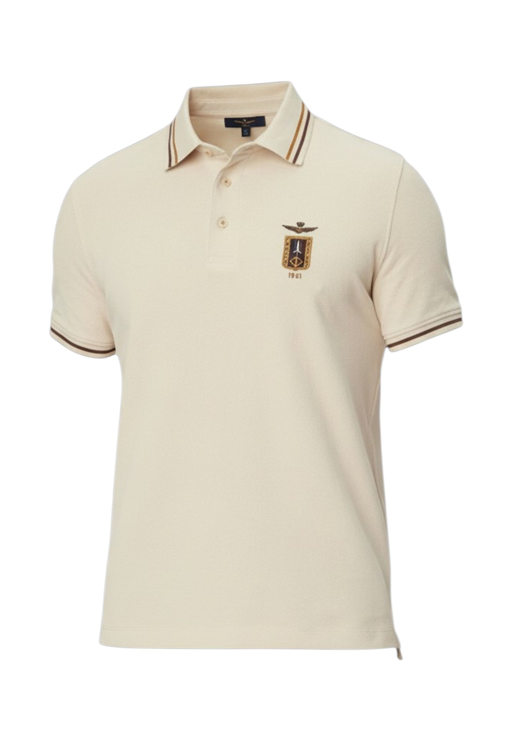 Polo Manica Corta Uomo Aeronautica Militare Slim Fit Frecce Tricolori 261PO1914UP00403