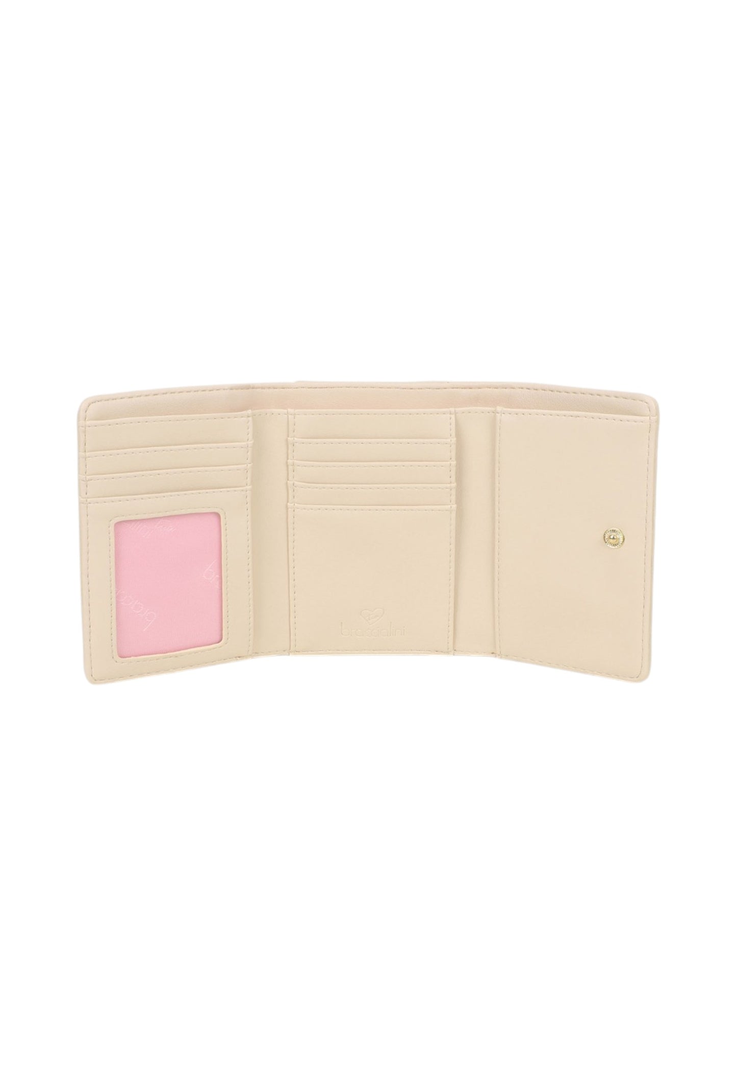 Portafoglio Con Patta Donna Braccialini Piccolo Con Stampa Duffy Duck New York Cartoline Lt LT260LT