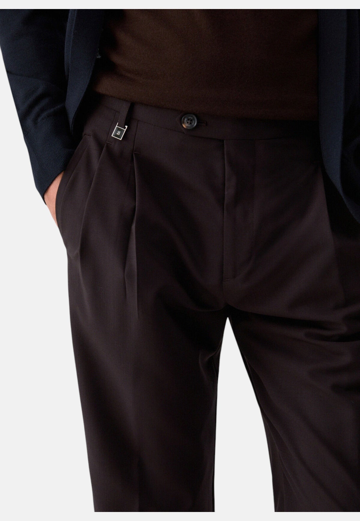 Pantaloni Tapered Fit Uomo Liu Jo Sartoriale Con Pinces Atlanta QF6003T219A