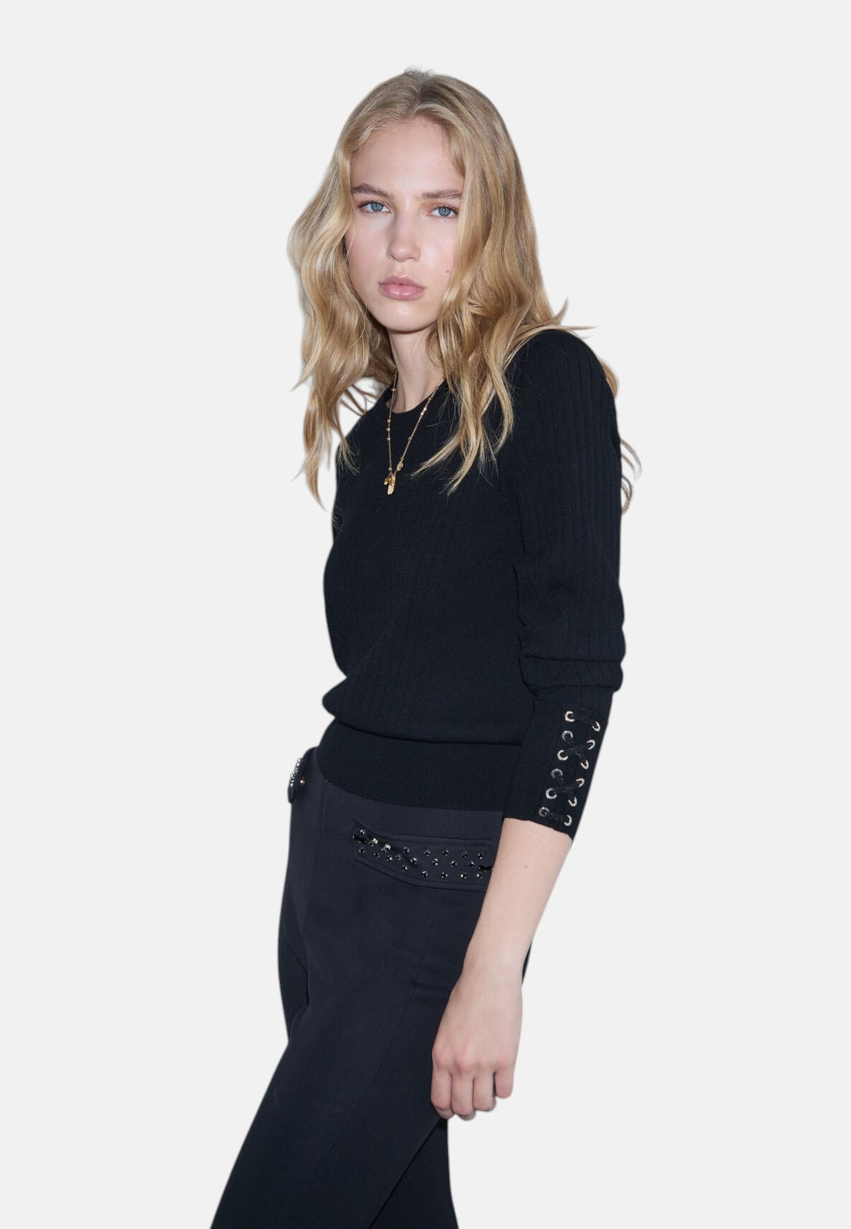Maglia A Girocollo Donna Liu Jo   TF6080MS63L