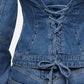 Giacca Jeans Donna Liu Jo Con Stringhe Liu Jo feat ELODIE UA6511D0400