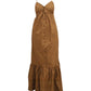 Vestito Lungo Donna White Wise Con Cintura  WW28813