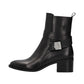 Stivaletti Tronchetti Donna Liu Jo In Pelle Con Tacco A Blocco E Cinturino Gioiello Janice 03 SF6055P0102