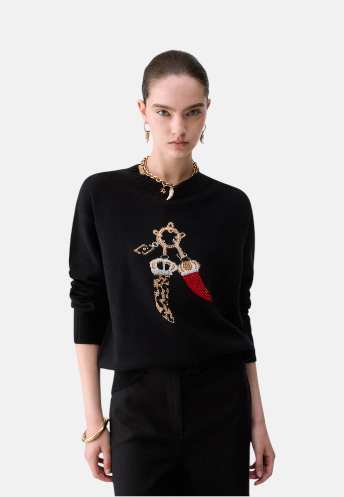 Maglia A Girocollo Donna Liu Jo Lucky Charms  WF6457MS009