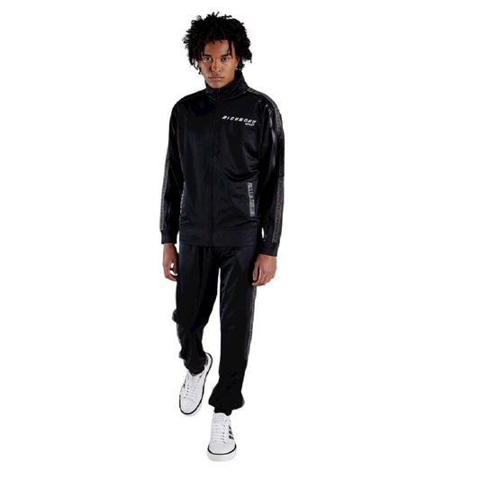 Felpa Con Zip Uomo John Richmond A Collo Alto  UMA22091FE